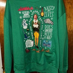 Green Crew & Scoop Necks Sweater